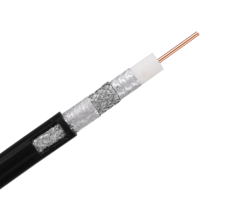 Cavo coassiale serie RG11QF da 75 Ohm: schermatura quadrupla con gelatina
