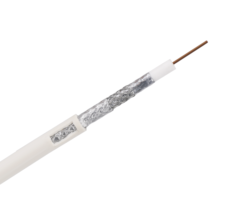 Cavo coassiale serie RG6QF da 75 Ohm: schermatura quadrupla con gelatina