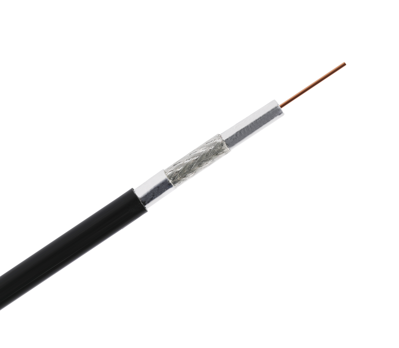 Cavo coassiale da 75 Ohm serie RG6TMF—Tri-Shield con Messenger, Jelly